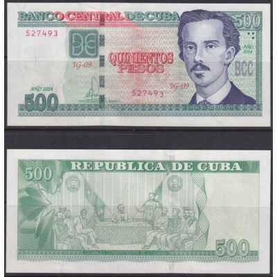 2024-BK-4 CUBA UNC 2024 500$ IGNACIO AGRAMONTE LOYNAZ.
