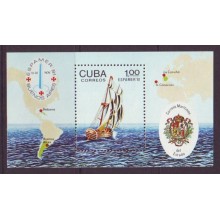 1981-3 CUBA 1981 MNH HF EXPO ESPAMER BARCO