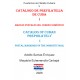 CATALOGO DE PREFILATELIA DE CUBA. MARCAS DEL CORREO DOMESTICO. STAMPLESS CATALOGUE