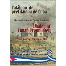 CATALOGO DE PREFILATELIA DE CUBA. MARCAS DEL CORREO DOMESTICO. STAMPLESS CATALOGUE