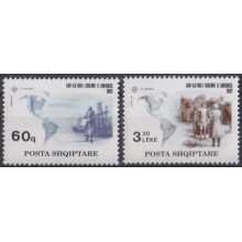 F-EX64289 ALBANIA MNH 1992 DISCOVERY OF AMERICA COLUMBUS COLON.