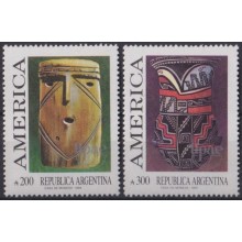 F-EX64290 ARGENTINA MNH 1989 AMERICA UPAEP DISCOVERY ARCHEOLOGY POTTERY.