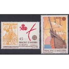 F-EX64292 ANDORRA MNH 1992 DISCOVERY OF AMERICA SANTA MARIA SHIP.