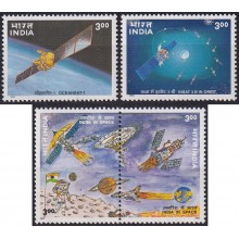 F-EX63120 INDIA MNH 2000 SPACE EXPLORATION COSMOS PROGRAM INSAT SATELLITE.