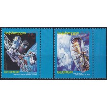 F-EX63221 GEORGIA MNH 1999 SPACE EXPLORATION PROGRAM SATELLITE.