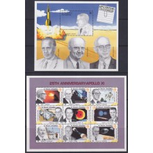 F-EX62518 ST VINCENT & GRENADINES MNH 1994 SPACE COSMOS 25th APOLLO XI MANNED MOON LANDING.
