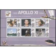 F-EX62528 SIERRA LEONE MNH 1994 SPACE COSMOS 25th APOLLO XI MANNED MOON LANDING.