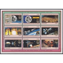 F-EX62534 TANZANIA MNH 1994 SPACE COSMOS 25th APOLLO XI MANNED MOON LANDING.