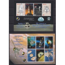 F-EX62637 NEVIS MNH 2007 50th SPACE EXPLORATION COSMOS ROCKET SATELLITE.