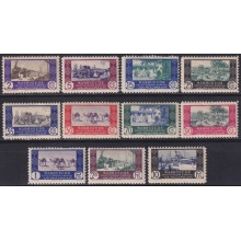 F-EX61290 SPANISH MOROCCO ORIGINAL GUM 1948 LANDSCAPE RAILROAD SHIP CAMEL.