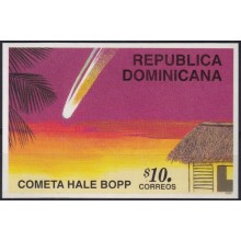 F-EX63078 DOMINICANA REP MNH 1997 SPACE COMET HALLE BOPP.
