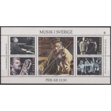 F-EX63246 SWEDEN SUEDE SVERIGE MNH 1983 ART PAINTING MUSIC SAXO.