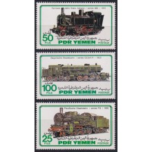 F-EX63840 YEMEN MNH 1983 RAILROAD RAILWAYS TRAIN LOCOMOTIVES FERROCARRIL.