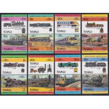 F-EX63868 TUVALU MNH 1984 RAILROAD RAILWAYS TRAIN LOCOMOTIVES FERROCARRIL.