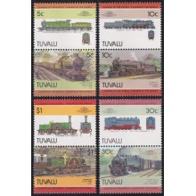F-EX63869 TUVALU MNH 1985 RAILROAD RAILWAYS TRAIN LOCOMOTIVES FERROCARRIL.