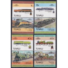 F-EX63871 TUVALU MNH 1984 RAILROAD RAILWAYS TRAIN LOCOMOTIVES FERROCARRIL.