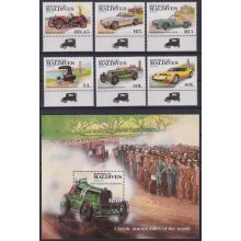 F-EX62883 MALDIVES MNH 1983 CLASSIC OLD CAR AUTOMOVIL.