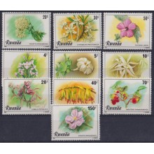 F-EX63516 RWANDA MNH 1981 FLOWER FLORES ORCHILD ORQUIDEAS.