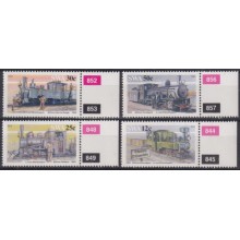 F-EX63316 NAMIBIA SWA MNH 1985 RAILROAD RAILWAYS TRAIN LOCOMOTIVES FERROCARRIL.