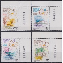 F-EX63575 UPPER VOLTA MNH 1980 CEDE AO ECOWAS AGRICULTURE RAILROAD RAILWAYS.