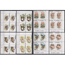 F-EX63565 RWANDA MNH 1978 BLOCK 4 DOMESTIC FAUNA CHICKEN BIRD RABBIT DUCK CAO.
