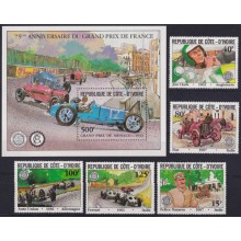 F-EX62890 IVORY COAST MNH 1981 75th ANNIV GRAN PRIX RACING CAR OLD CAR AUTOMOVIL.