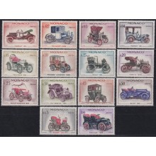 F-EX62893 MONACO MNH 1961 CLASSIC CAR AUTOMOVIL SET.