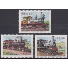 F-EX63317 BRAZIL MNH 1983 RAILROAD RAILWAYS TRAIN FERROCARRIL LOCOMOTIVES.