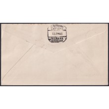 F-EX64075 RIO MUNI SPANISH COLONIES 1963 REG FDC PRO CHILDREN JOAQUIN JUANOLA.