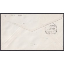 F-EX64135 RIO MUNI SPANISH COLONIES 1965 REG FDC PRO CHILDREN INSECTS BEETLE.