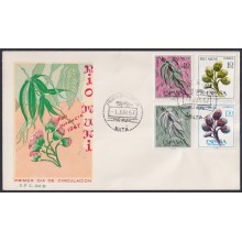 F-EX64137 RIO MUNI SPANISH COLONIES 1967 FDC PRO CHILDREN FLOWER FLORES.