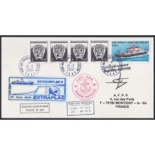 F-EX64208 TAAF FRANCE 2004 MARION DUFRESNE PAQUEBOT ANTARCTIC STATION COVER.