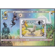 F-EX61848 JERSEY UK ENGLAND 2005 USED BIRD AVES OISEAUX UGLY DUCKLING ANDERSEN CHILD TALES.