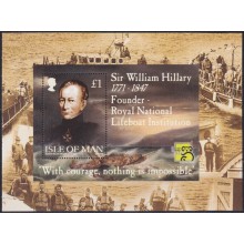 F-EX59877 MAN IS ENGLANG UK MNH 1999 WILLIAM HILLARY LIFEBOAT SHIP.