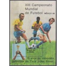 F-EX61805 BRAZIL MNH 1985 WORLD SOCCER CHAMPIONSHIP FOOTBALL CUP JULES RIMET.