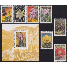 F-EX63614 TANZANIA MNH 1995 CACTUS FLOWER FLORES.