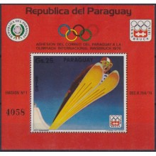 F-EX61815 PARAGUAY MNH 1975 WINTER OLYMPIC GAMES INNSBRUCK.