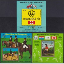 F-EX61825 PARAGUAY MNH 1975 MONTREAL OLYMPIC GAMES DECATHLON ATHLETISM.