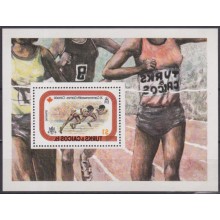 F-EX61826 TURKS & CAICOS MNH 1978 CANADA XI COMMONWEALTH GAMES ATHLETISM SPRINT.