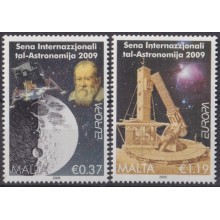 F-EX63213 MALTA MNH 2009 EUROPA ASTRONOMY YEAR GALILEO TELESCOPE SPACE.