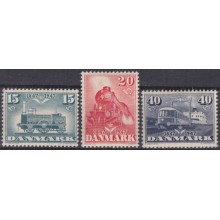 F-EX63283 DANMARK DENMANRK MNH 1947 RAILROAD RAILWAYS TRAIN.