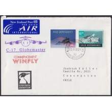 F-EX64186 ROSS DEPENDENCES 2003 ANTARCTIC SCOTT STATION COVER C-17 GLOBEMASTER.