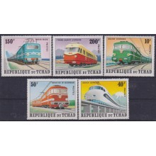 F-EX63584 CHAD MNH 1972 CHEMIS DE FER RAILWAY TRAIN LOCOMOTIVE FERROCARRIL.