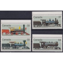 F-EX63322 CANADA MNH 1984 CHEMIS DE FER RAILWAY TRAIN LOCOMOTIVE FERROCARRIL.