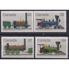 F-EX63320 CANADA MNH 1984 CHEMIS DE FER RAILWAY TRAIN LOCOMOTIVE FERROCARRIL.