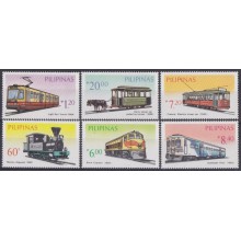 F-EX63354 PHILIPPINES MNH 1984 CHEMIS DE FER RAILWAY TRAIN LOCOMOTIVE FERROCARRIL.