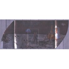 F-EX63784 ESPAÑA SPAIN MNH 2019 SPECIAL FORMAT MANNED MOON LANDING SPACE COSMOS.