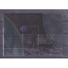F-EX63784 ESPAÑA SPAIN MNH 2019 SPECIAL FORMAT MANNED MOON LANDING SPACE COSMOS.