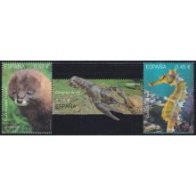 F-EX63911 ESPAÑA SPAIN MNH 2016 ENDANGERED FAUNA WILDLIFE SEAHORSE CRABS.