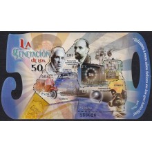 F-EX63900 ESPAÑA SPAIN MNH 2016 50`DECADE NOBEL MOTO AUTO TV LITERATURE.